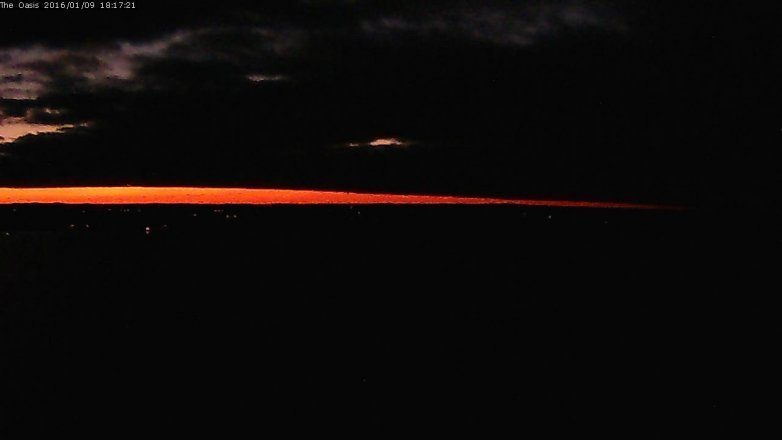 Lake Travis webcam, January 9, 2016 5:25 PM CT