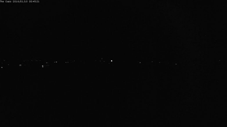 Lake Travis webcam, January 9, 2016 11:50 PM CT