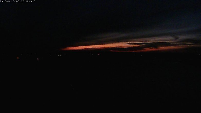 Lake Travis webcam, January 10, 2016 5:25 PM CT