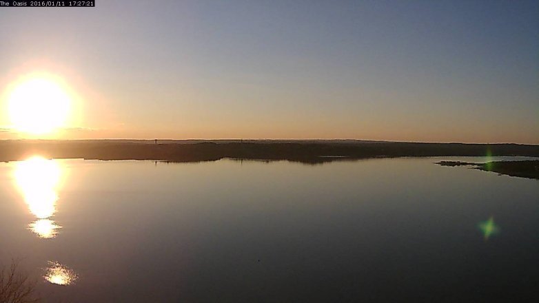 Lake Travis webcam, January 11, 2016 4:35 PM CT