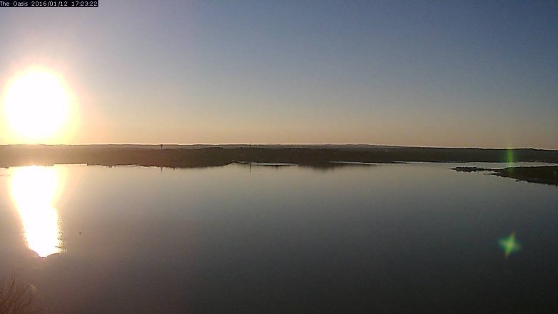 Lake Travis webcam, January 12, 2016 4:30 PM CT