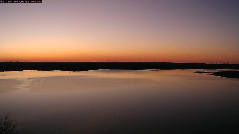 Lake Travis webcam, January 12, 2016 5:10 PM CT