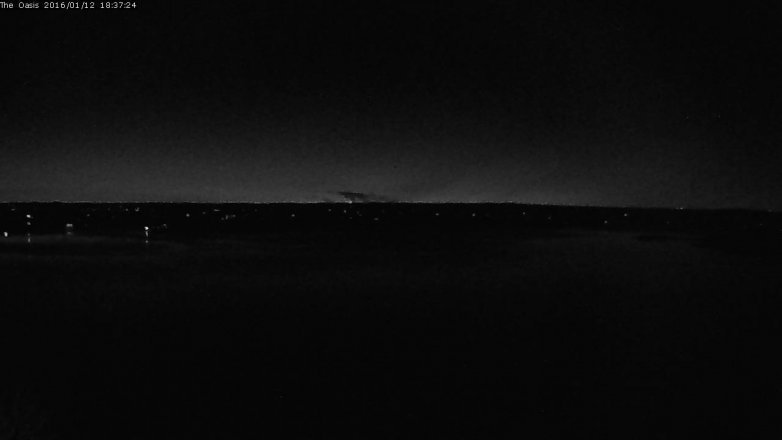 Lake Travis webcam, January 12, 2016 5:45 PM CT