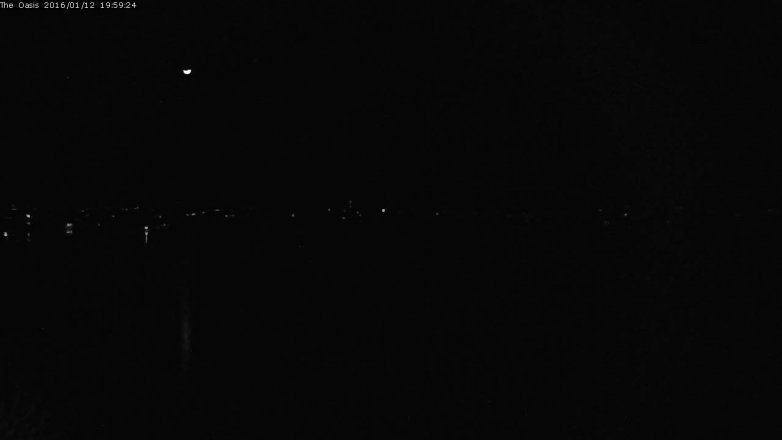Lake Travis webcam, January 12, 2016 7:05 PM CT