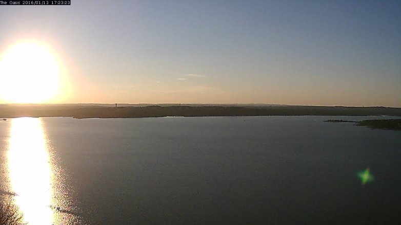 Lake Travis webcam, January 13, 2016 4:30 PM CT