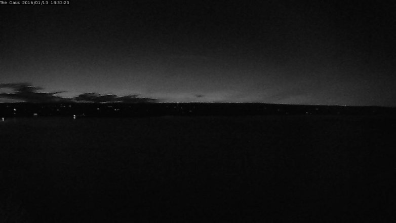 Lake Travis webcam, January 13, 2016 5:40 PM CT