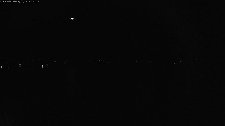 Lake Travis webcam, January 13, 2016 8:05 PM CT