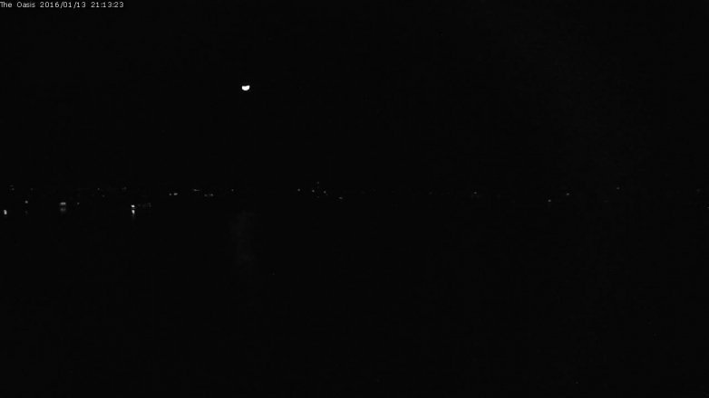Lake Travis webcam, January 13, 2016 8:20 PM CT