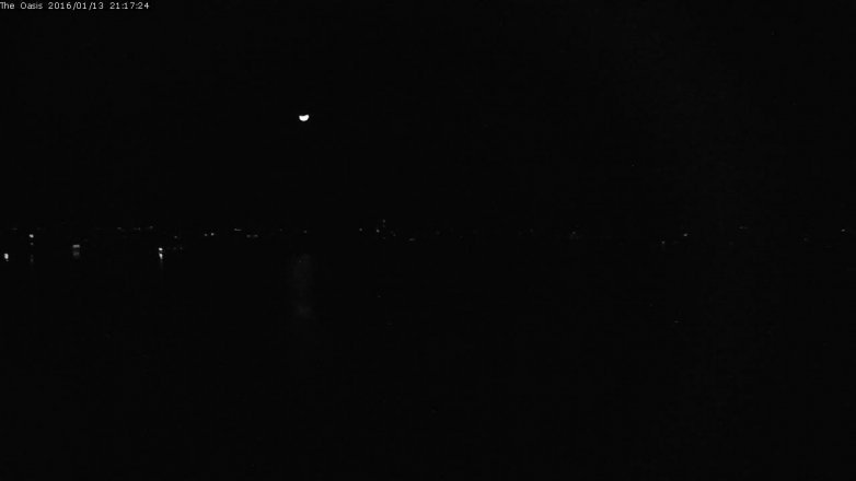 Lake Travis webcam, January 13, 2016 8:25 PM CT