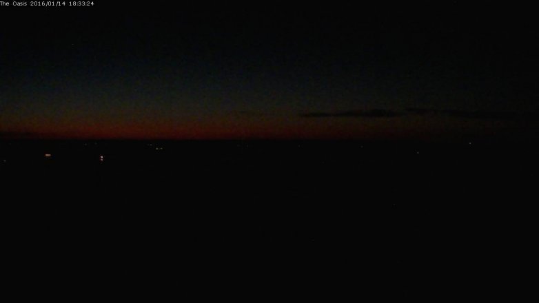 Lake Travis webcam, January 14, 2016 5:40 PM CT