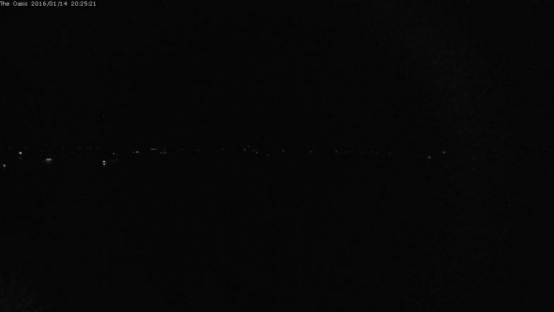 Lake Travis webcam, January 14, 2016 7:30 PM CT