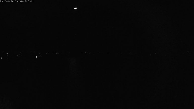 Lake Travis webcam, January 14, 2016 9:00 PM CT