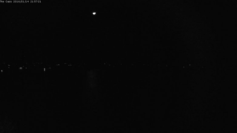 Lake Travis webcam, January 14, 2016 9:05 PM CT