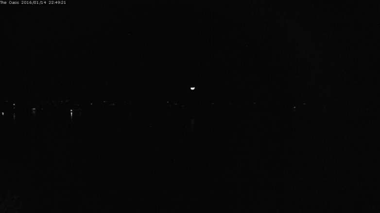 Lake Travis webcam, January 14, 2016 9:55 PM CT