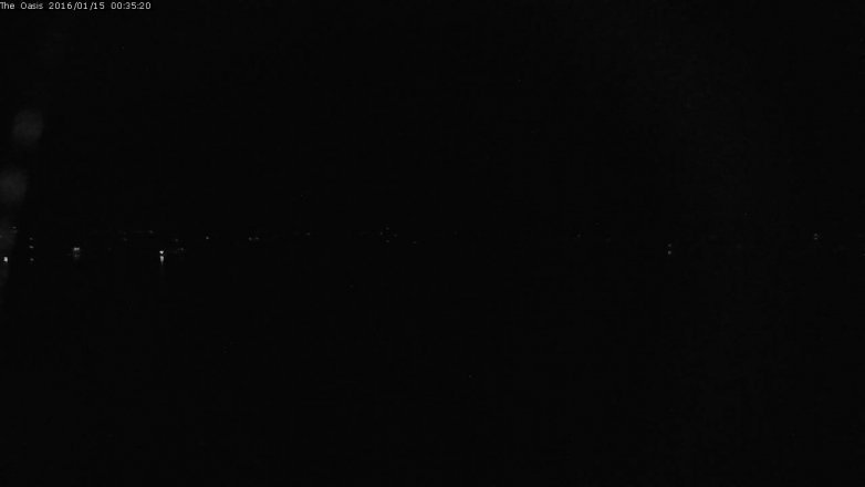 Lake Travis webcam, January 14, 2016 11:40 PM CT