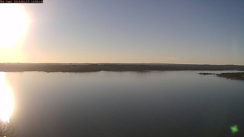 Lake Travis webcam, January 15, 2016 4:05 PM CT