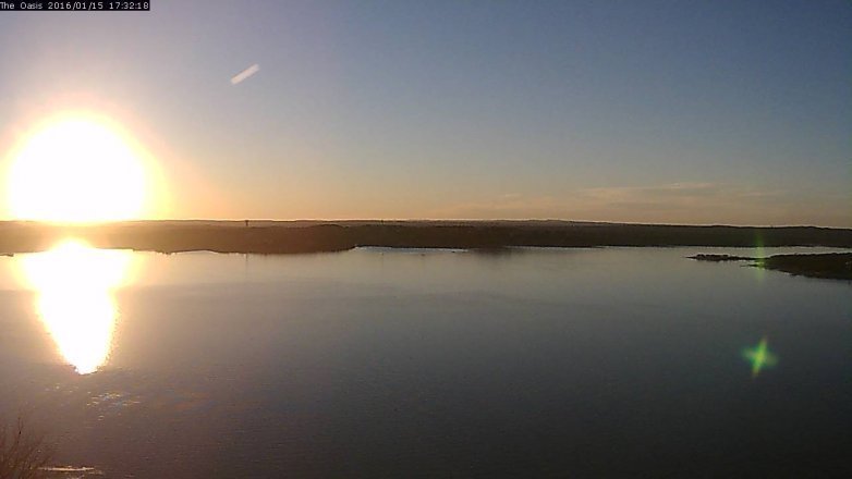 Lake Travis webcam, January 15, 2016 4:40 PM CT