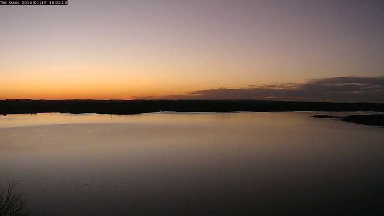 Lake Travis webcam, January 15, 2016 5:10 PM CT