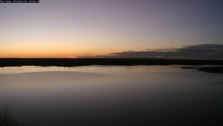 Lake Travis webcam, January 15, 2016 5:15 PM CT