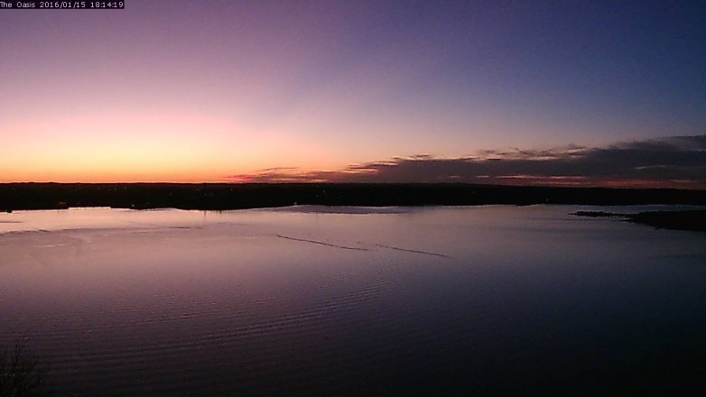Lake Travis webcam, January 15, 2016 5:20 PM CT