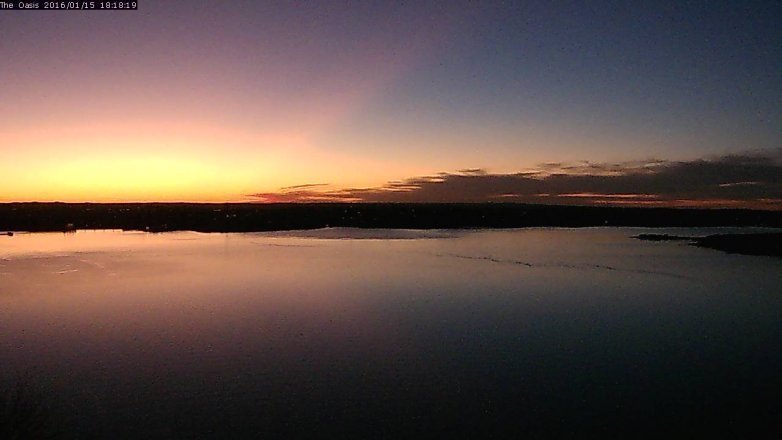 Lake Travis webcam, January 15, 2016 5:25 PM CT