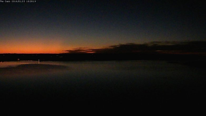Lake Travis webcam, January 15, 2016 5:35 PM CT