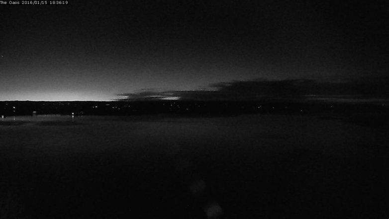 Lake Travis webcam, January 15, 2016 5:40 PM CT