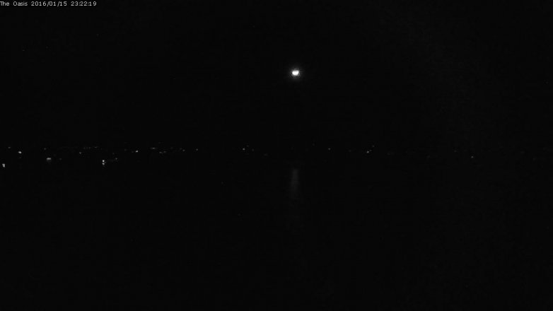 Lake Travis webcam, January 15, 2016 10:30 PM CT