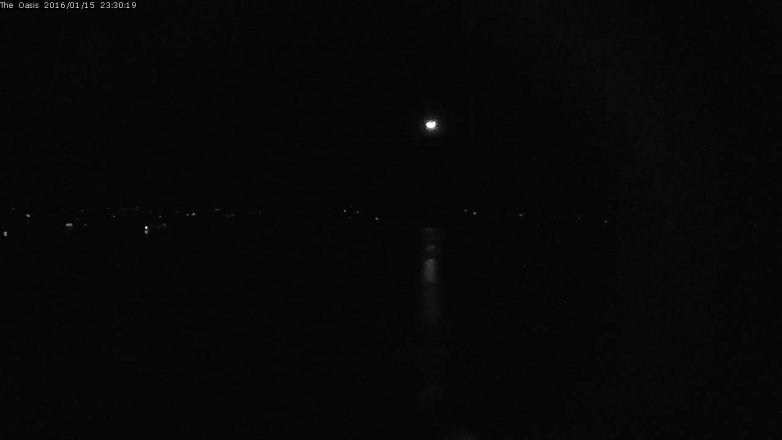 Lake Travis webcam, January 15, 2016 10:35 PM CT