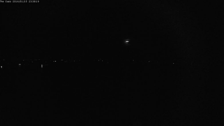 Lake Travis webcam, January 15, 2016 10:45 PM CT