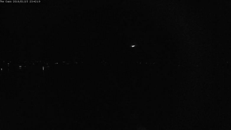 Lake Travis webcam, January 15, 2016 10:50 PM CT