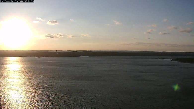 Lake Travis webcam, January 16, 2016 4:30 PM CT