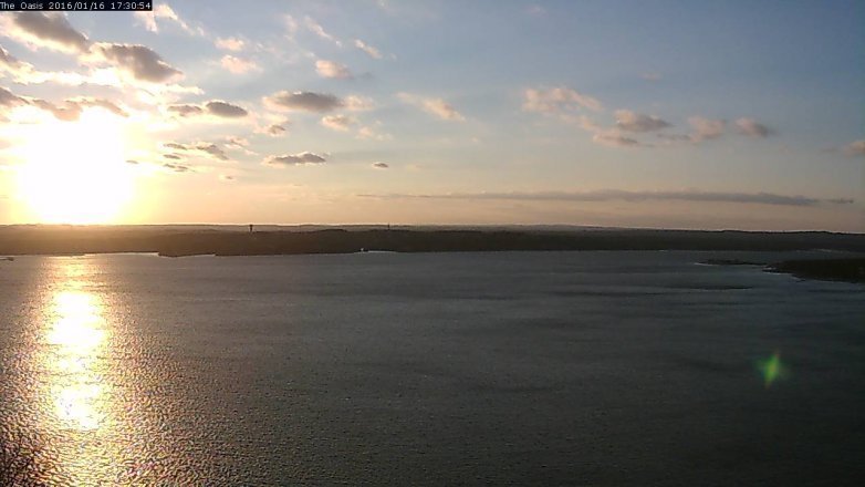 Lake Travis webcam, January 16, 2016 4:35 PM CT