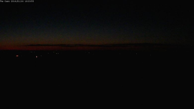 Lake Travis webcam, January 16, 2016 5:40 PM CT