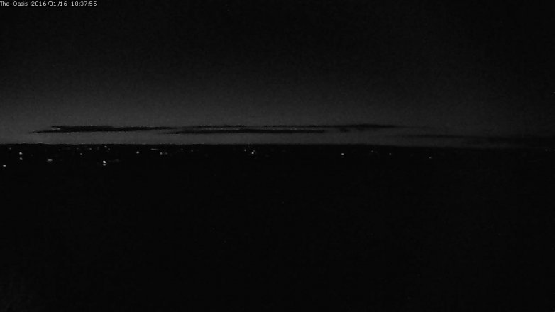 Lake Travis webcam, January 16, 2016 5:45 PM CT