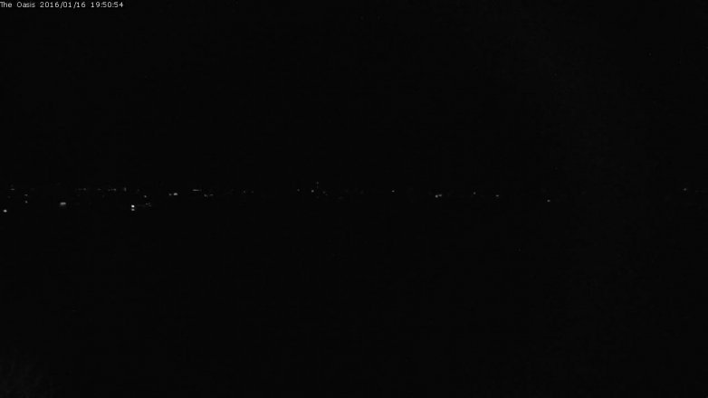 Lake Travis webcam, January 16, 2016 6:55 PM CT