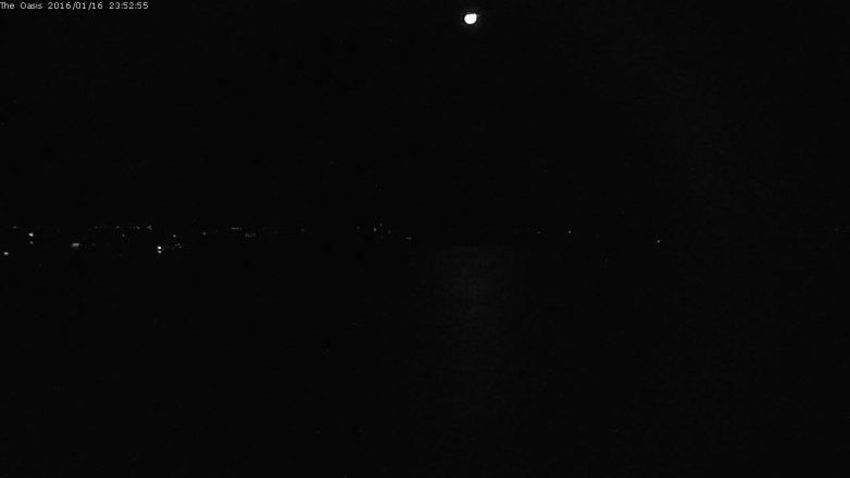 Lake Travis webcam, January 16, 2016 11:00 PM CT