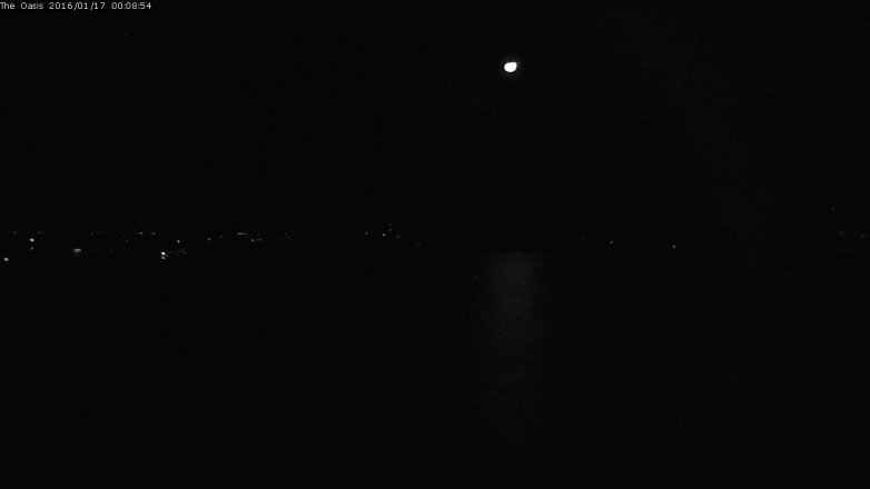 Lake Travis webcam, January 16, 2016 11:15 PM CT