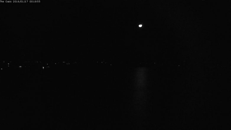 Lake Travis webcam, January 16, 2016 11:25 PM CT