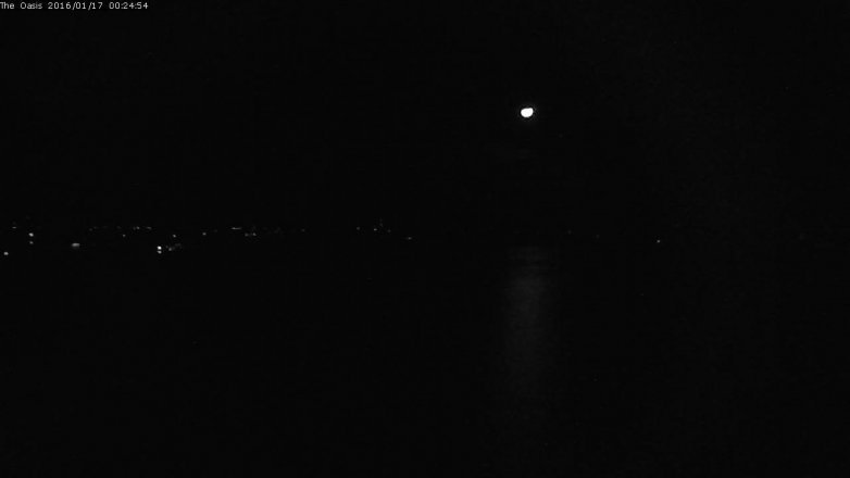 Lake Travis webcam, January 16, 2016 11:30 PM CT