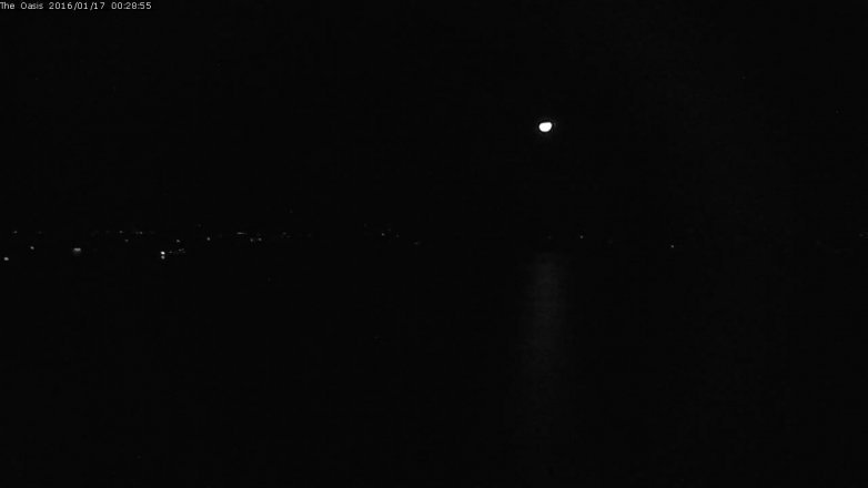 Lake Travis webcam, January 16, 2016 11:35 PM CT