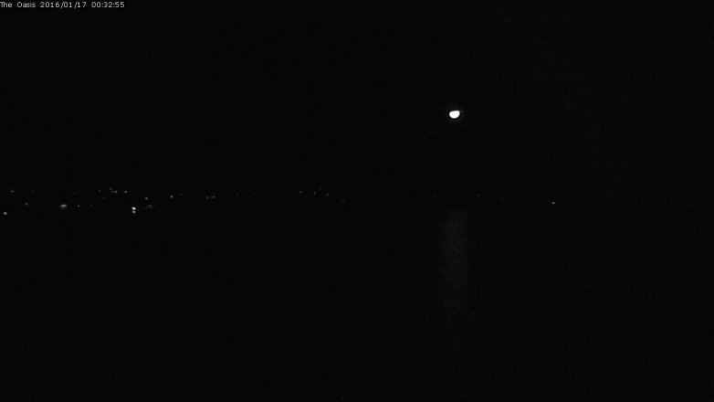 Lake Travis webcam, January 16, 2016 11:40 PM CT