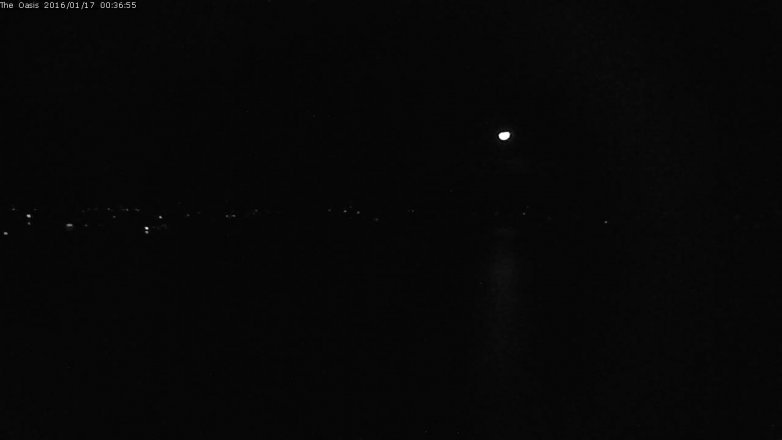 Lake Travis webcam, January 16, 2016 11:45 PM CT