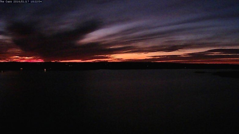 Lake Travis webcam, January 17, 2016 5:30 PM CT