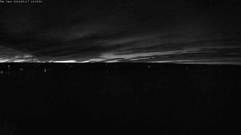 Lake Travis webcam, January 17, 2016 5:40 PM CT