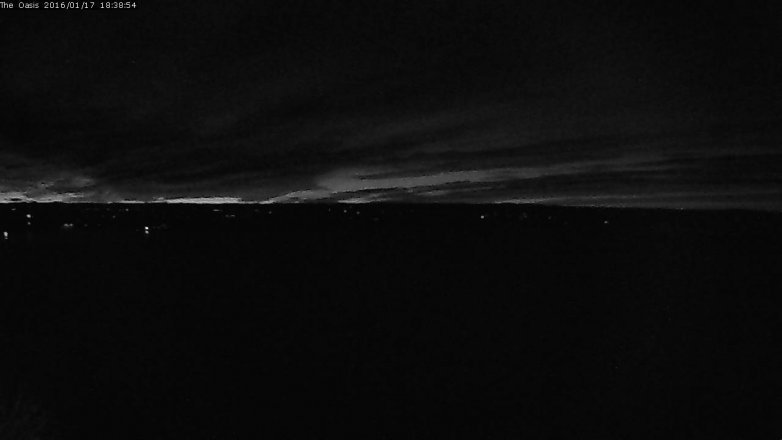 Lake Travis webcam, January 17, 2016 5:45 PM CT