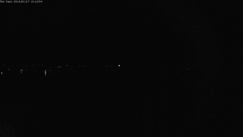 Lake Travis webcam, January 17, 2016 8:15 PM CT