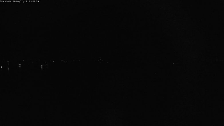 Lake Travis webcam, January 17, 2016 11:05 PM CT