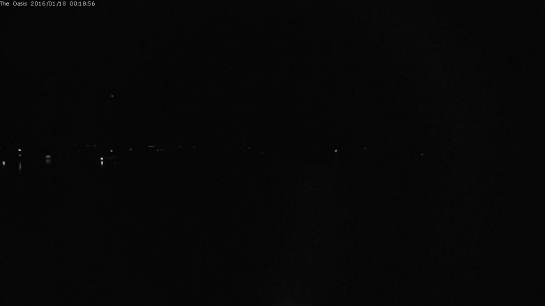 Lake Travis webcam, January 17, 2016 11:25 PM CT