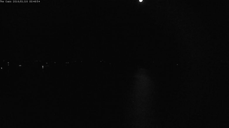 Lake Travis webcam, January 17, 2016 11:55 PM CT